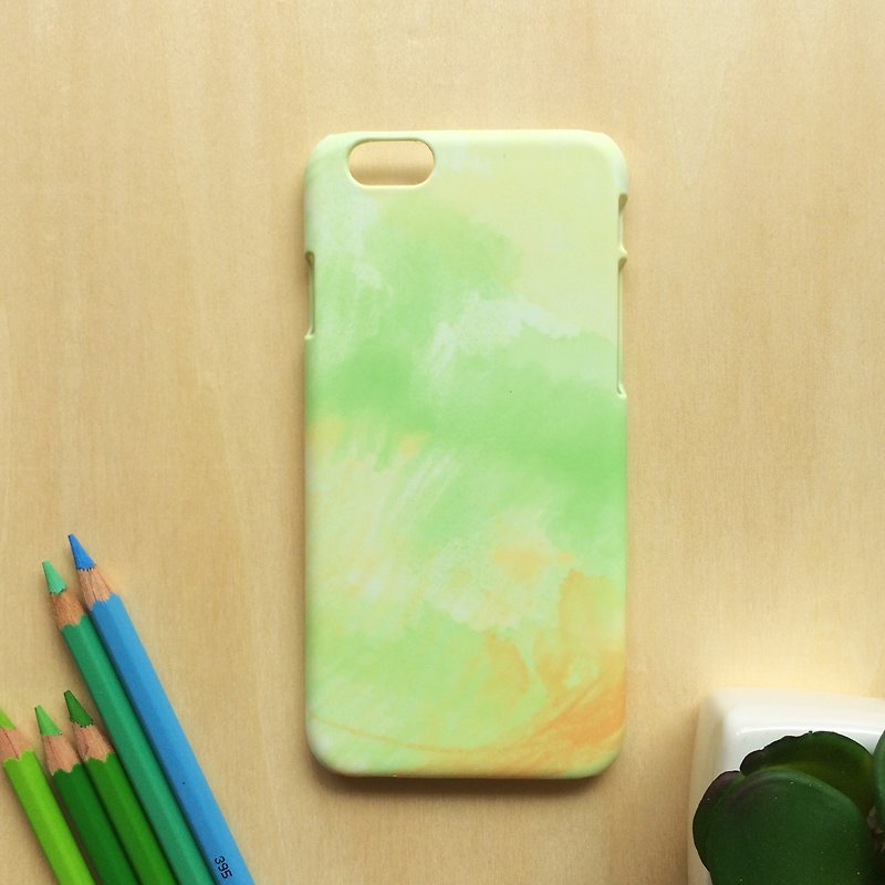The Color of Field, Primrose yellow and greenery. Matte Case( iPhone, oppo,LG) - Phone Cases - Plastic Yellow