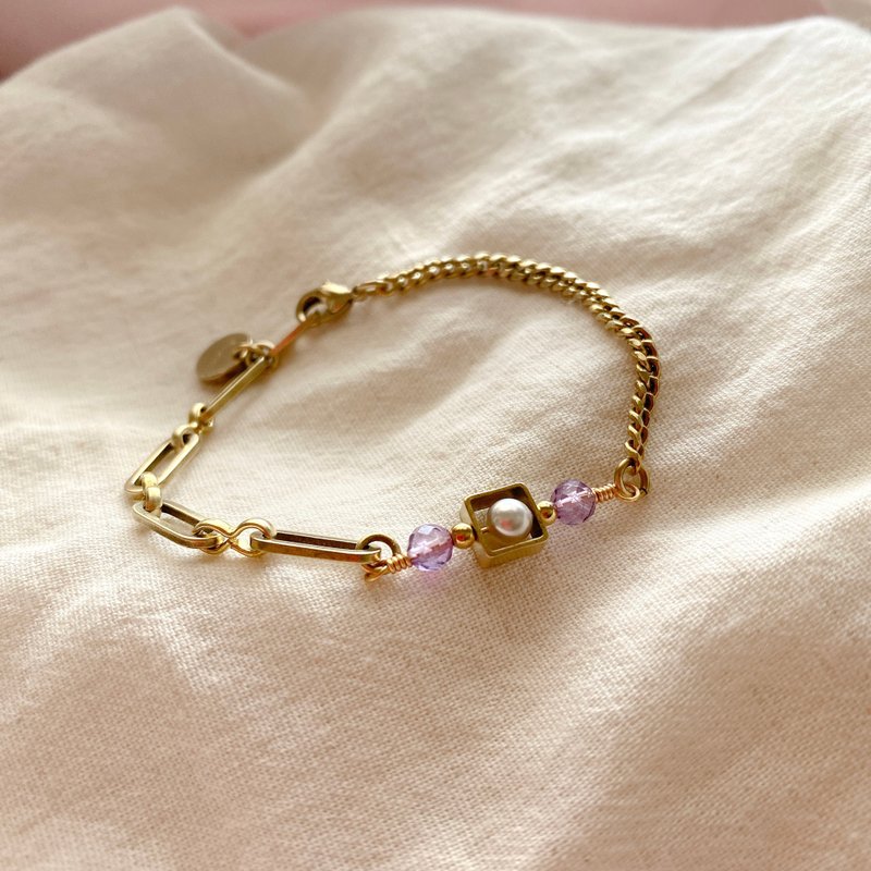 Peaceful -brass bracelet - Bracelets - Copper & Brass Multicolor