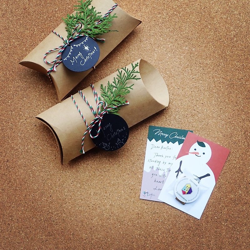 Christmas gift box 聖誕包裝 - 木工/竹藝/紙雕 - 紙 