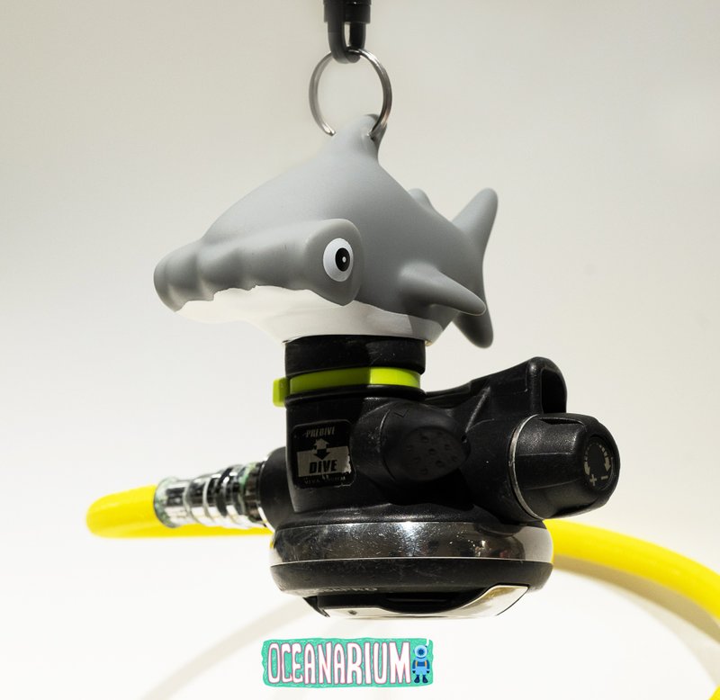 Hammerhead sharks octopus holder (Diving) - Fitness Accessories - Latex Gray