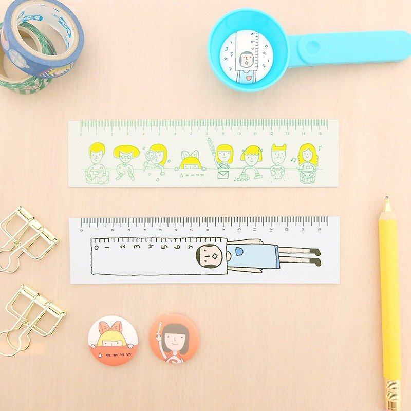 Table & Ruler Girl / Yohand Ruler - Other - Paper Yellow