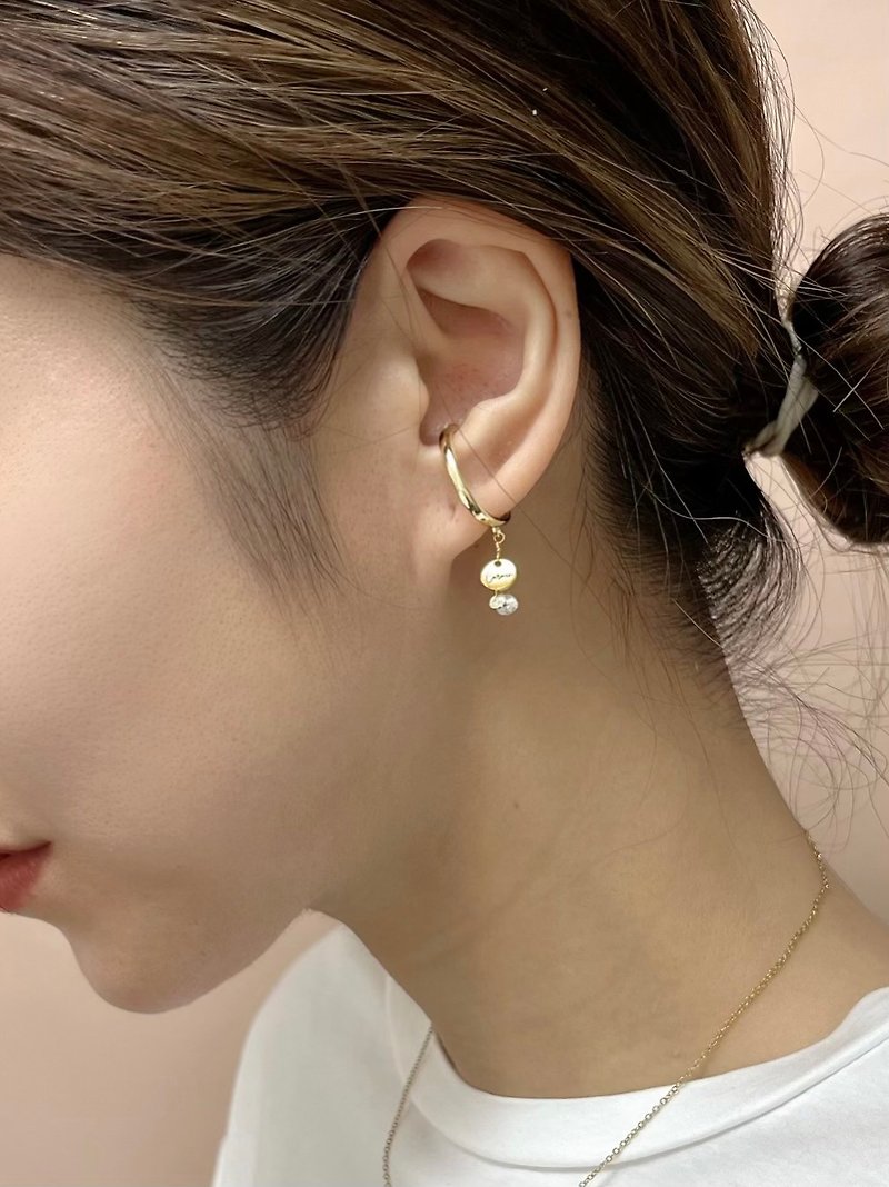 Exceptionally comfortable yet cute [12 colors to choose from] Constellation ear cuffs Adult jewelry that instantly increases your fashion level just by hooking it - Earrings & Clip-ons - Copper & Brass Gold