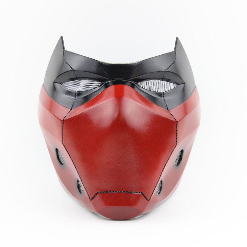 Red Hood Outlaw Mask Version 2, Medium Size, Halloween, Comic Prop, Samurai Mask - 口罩/口罩收納套 - 塑膠 多色
