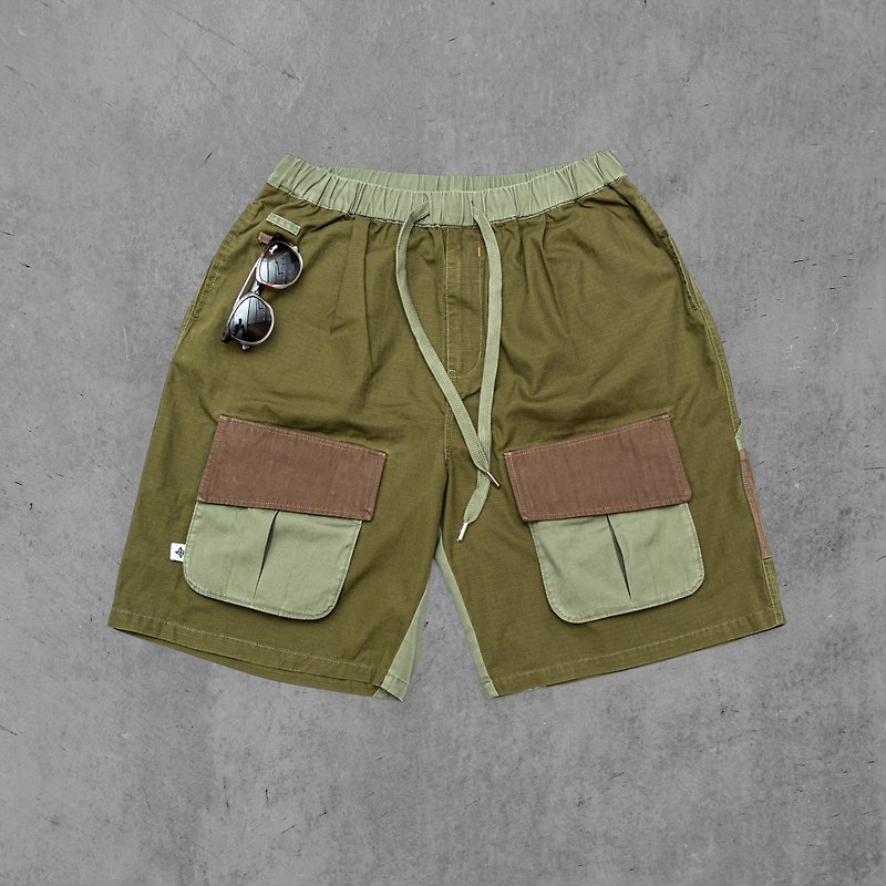 Norm FP Combat Shorts Forest - Men's Shorts - Cotton & Hemp Green