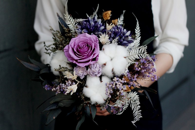 Hand-tied bouquets [multi-media series] gorgeous tunes of roses - Plants - Plants & Flowers Purple