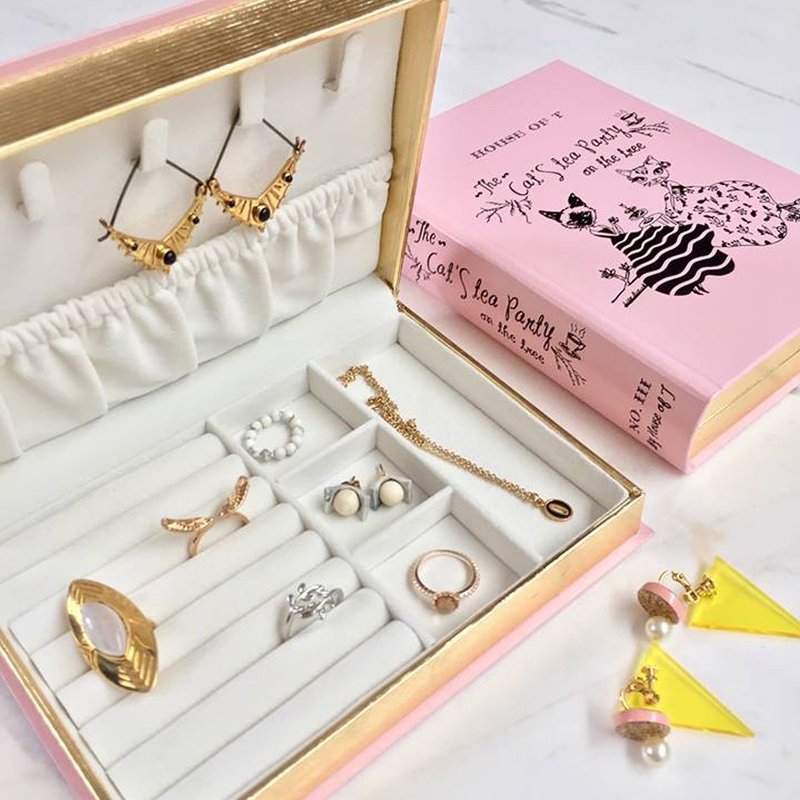 Jewelry Book Box : Pink - 居家收納/收納盒/儲物盒 - 塑膠 粉紅色