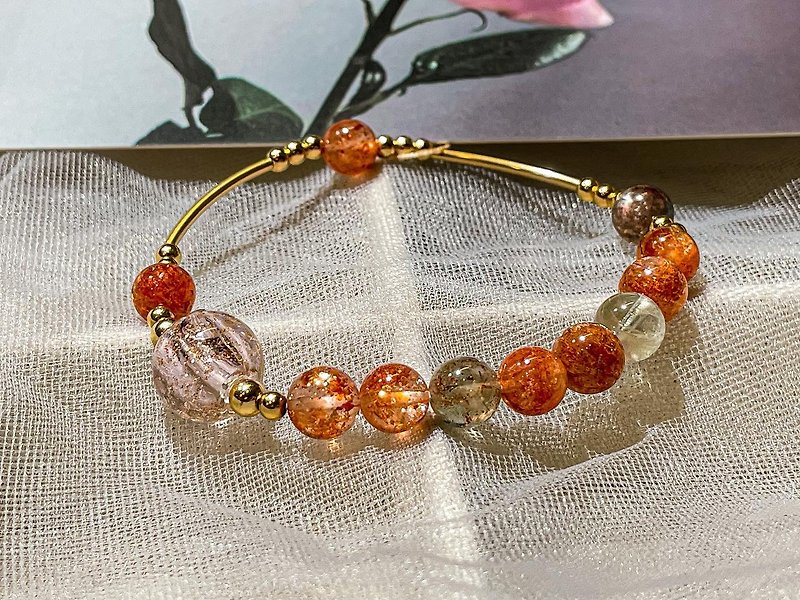 Arusha Essential Oil Bracelet - Positive energy. Keep away from bad emotions. Lucky - Bracelets - Jade Orange