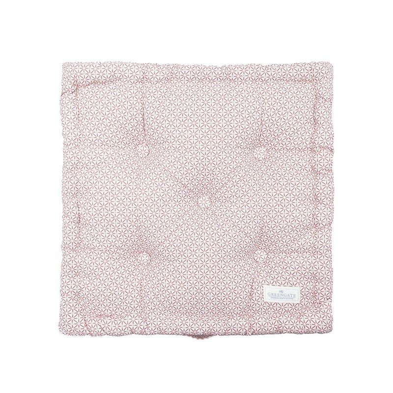丹麥GreenGate Britt pale pink 方形椅墊 50x50cm - 枕頭/抱枕 - 棉．麻 粉紅色
