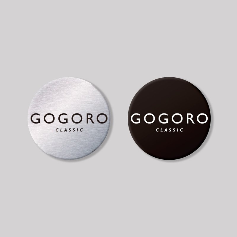 GOGORO/CLASIC/圓形/鋁牌飾貼 SunBrother孫氏兄弟 - 貼紙 - 鋁合金 