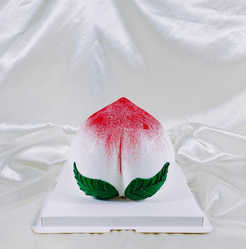 福如東海 壽比南山 生日蛋糕 客製60大壽 父親節 6 8吋 台南面交 - 蛋糕/甜點 - 新鮮食材 紅色