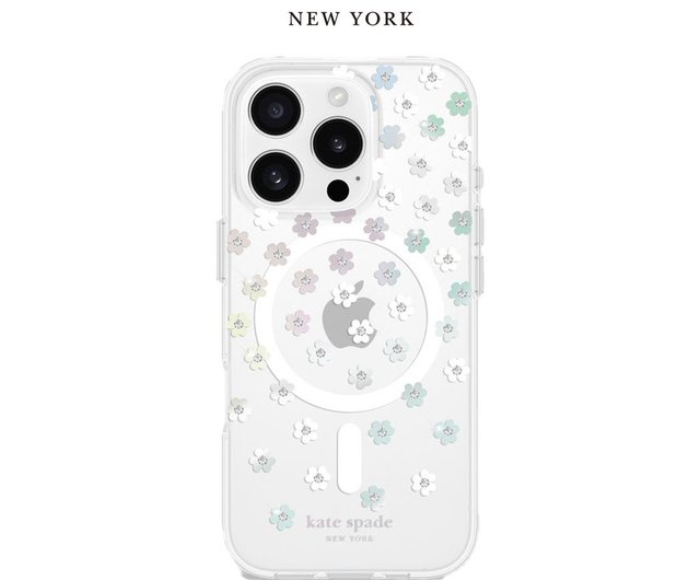 クリスマスギフト【kate spade】 iPhone 16シリーズ マグネット式耐