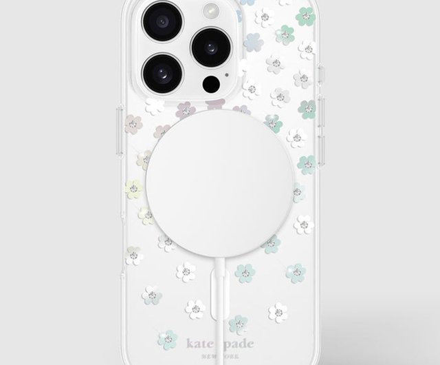 【1点限り】ケイトスペード iPhone ケース 16 スマホケース 花 iPhone 16 Pro Kate Spade ケイトスペード Protective - Gems