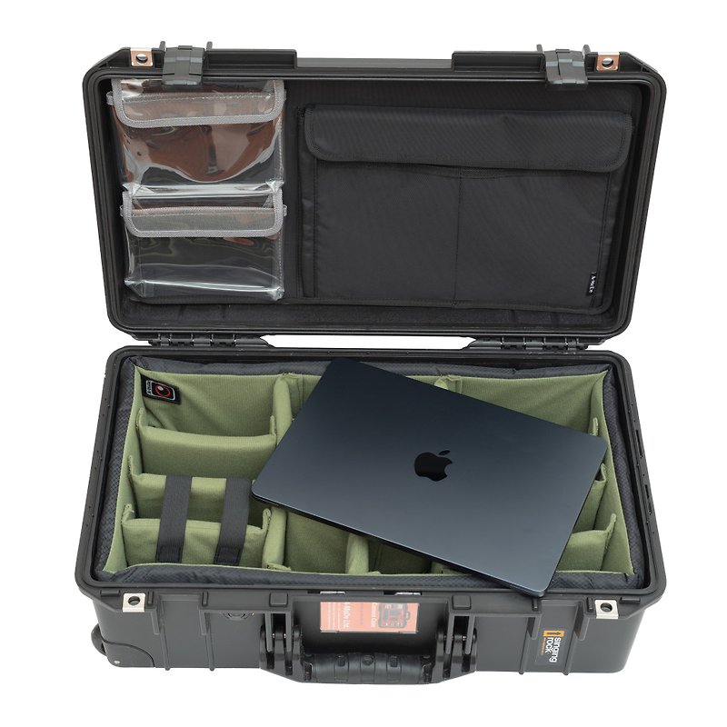 防水材質 相機袋 黑色 - 攝影師 整理袋 合適 13 14寸 APPLE電腦 派力肯1535 Pelican1510