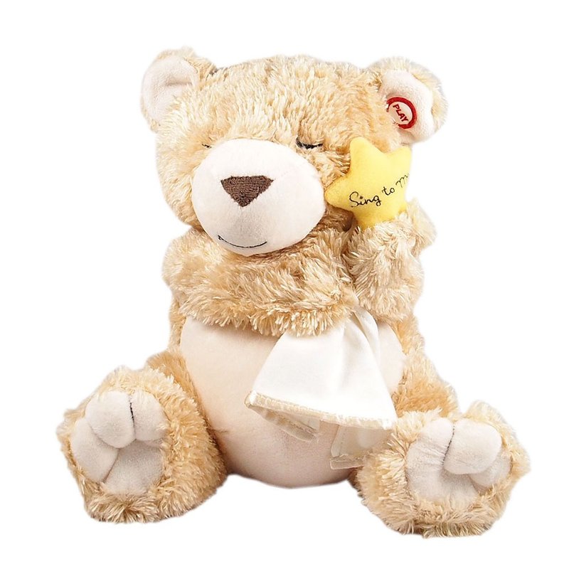 寶寶可錄音絨毛/甜蜜小熊【Hallmark-禮品】 - 寶寶/兒童玩具/玩偶 - 棉．麻 多色