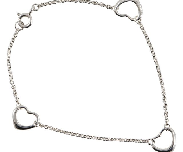極美品★ティファニー オープンハート 3P ブレスレット エルサペレッティ ティファニー TIFFANY&CO 35672621 エルサ・ペレッティ