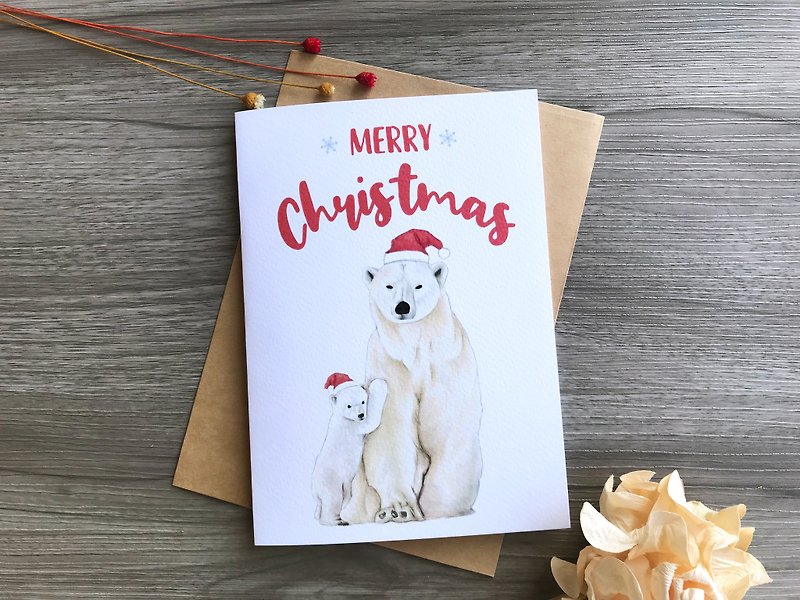 Christmas card   Animal Card - Cards & Postcards - Paper 