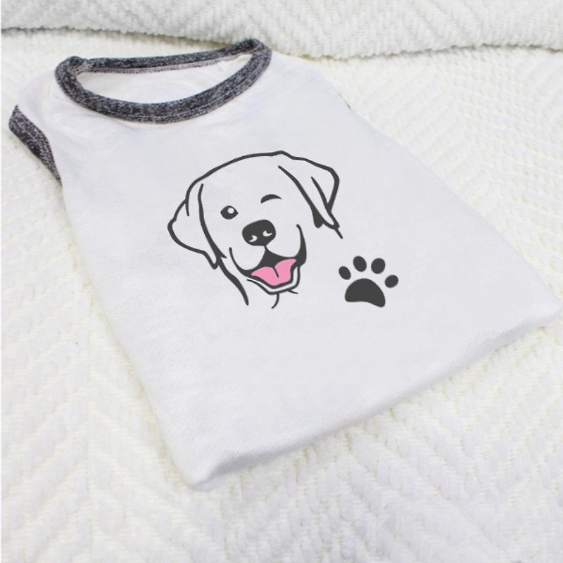 [NINKYPUP] Dog Reflective Clothes-Labrador Retriever-wink, customized design - ชุดสัตว์เลี้ยง - ผ้าฝ้าย/ผ้าลินิน หลากหลายสี