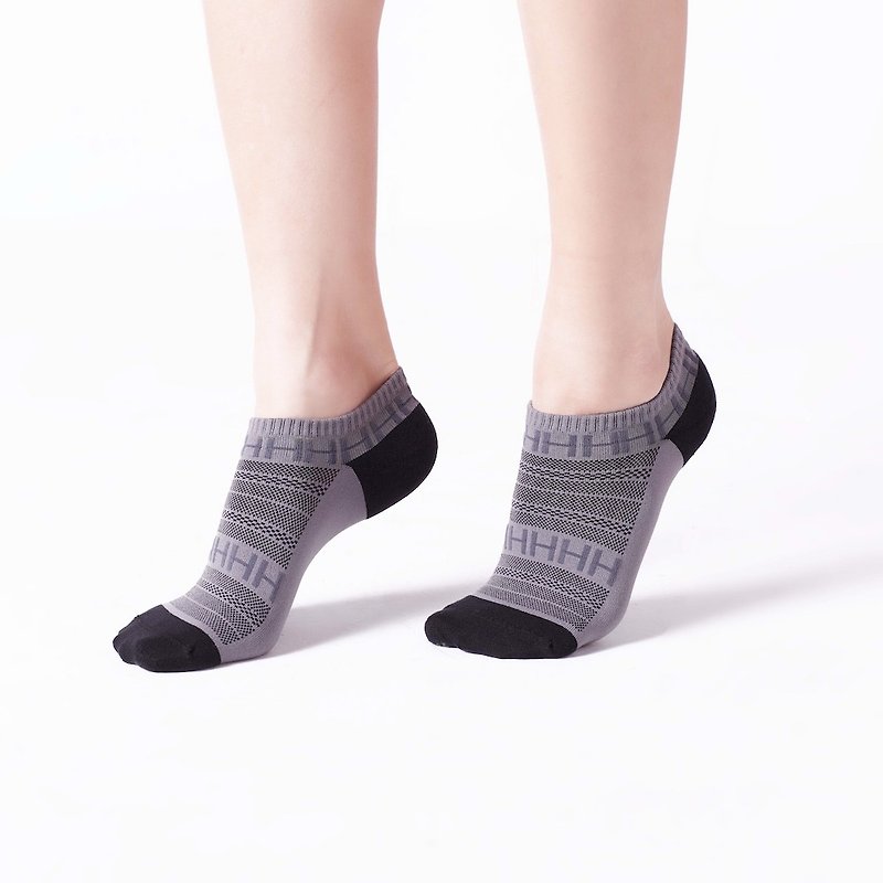 【銀灰】透氣抗臭短襪(女款) - 襪子 - 其他材質 多色