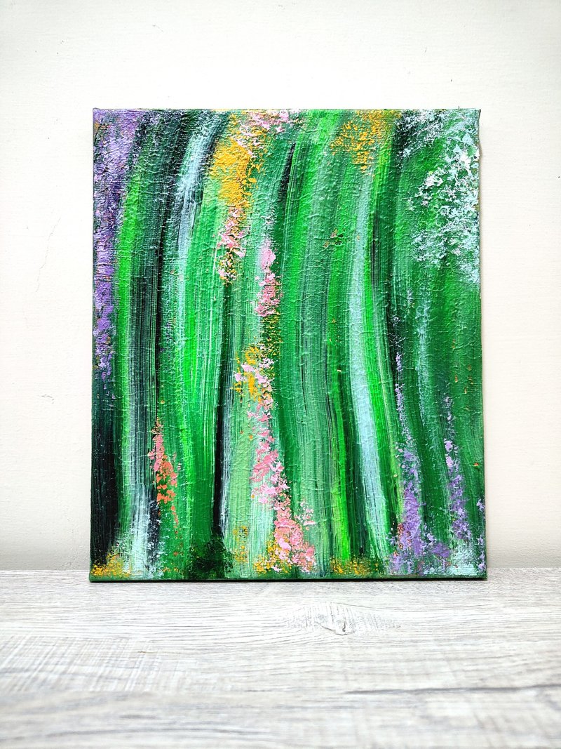 【極光之樹】無框畫/掛畫/壓克力畫/風景/原畫/擺飾/聖誕禮物 - 擺飾/家飾品 - 棉．麻 