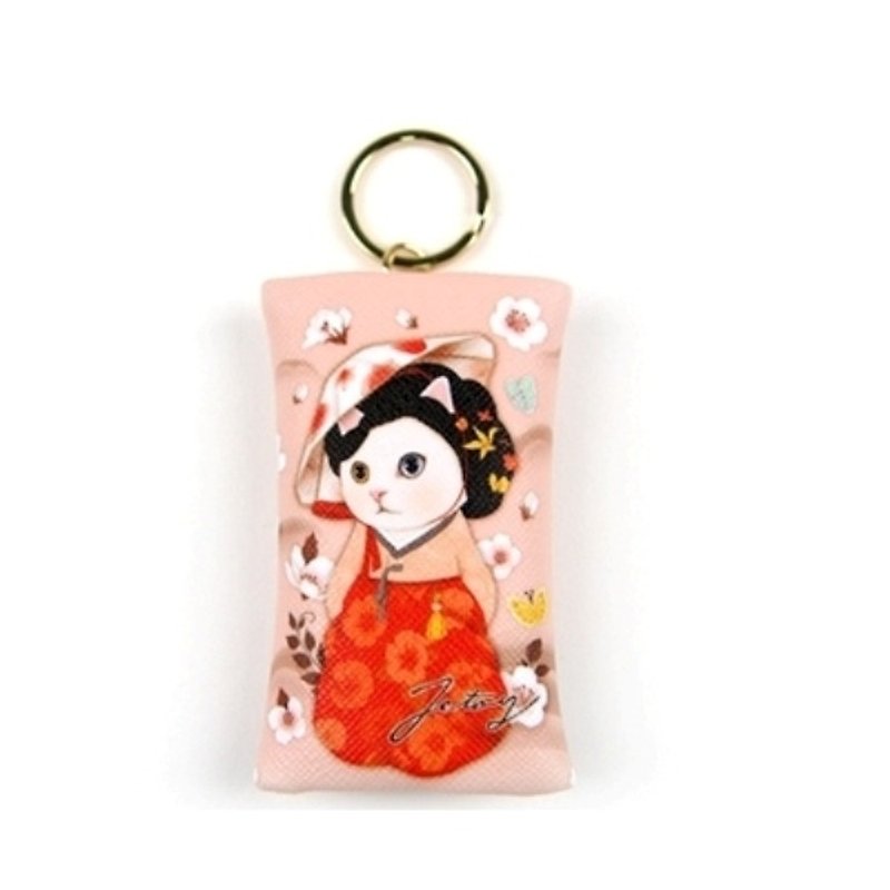 JETOY, 甜蜜貓 零錢包 鑰匙圈_Myeong wol J1701505 - 鑰匙圈/鎖匙扣 - 其他材質 紅色