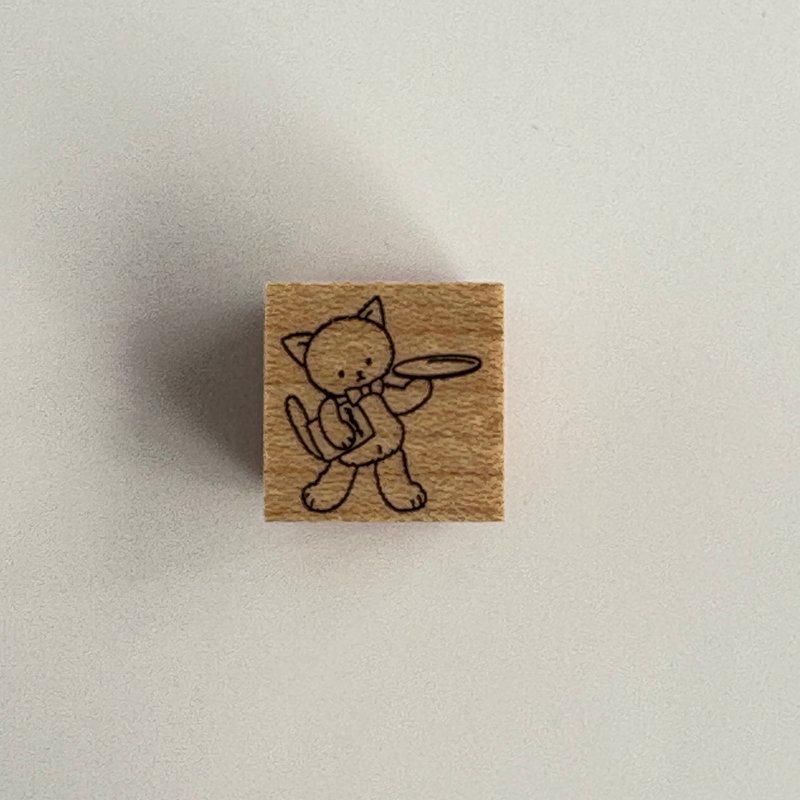 Waiter Cat Stamp 2020 - ตราปั๊ม/สแตมป์/หมึก - ยาง 
