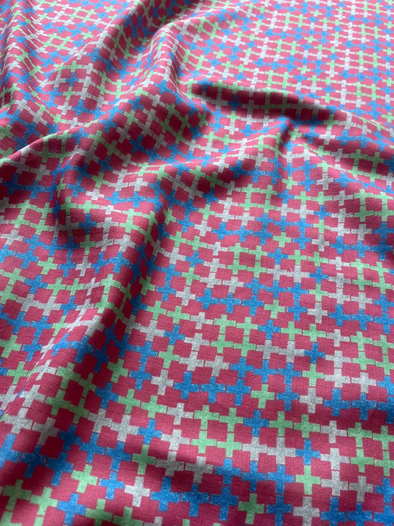 moshimoshi TEXTILE | CROSS | 二重棉紗 - 編織/刺繡/羊毛氈/縫紉 - 棉．麻 