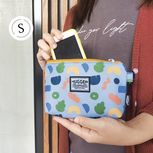 ペット用品その他 EMIS JERSEY STROLL BAG HJ5B0014 HUGGER universal small bag-S (cute kitty) zipper storage bag