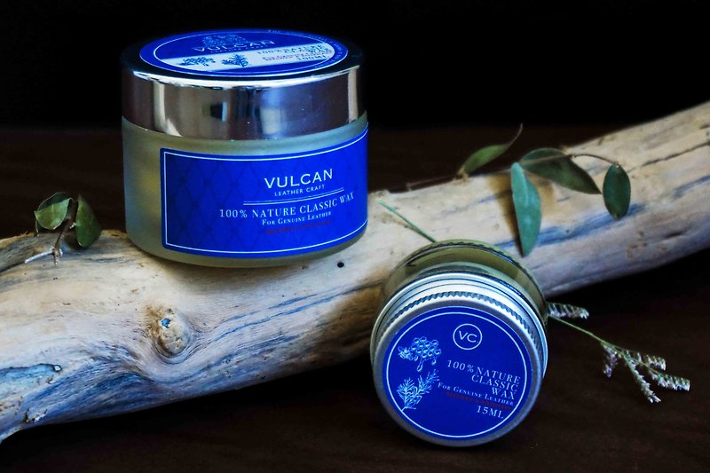 [VULCAN Leather Care Oil 50g] Nature Classic WAX 100% natural ingredients - Other - Wax White