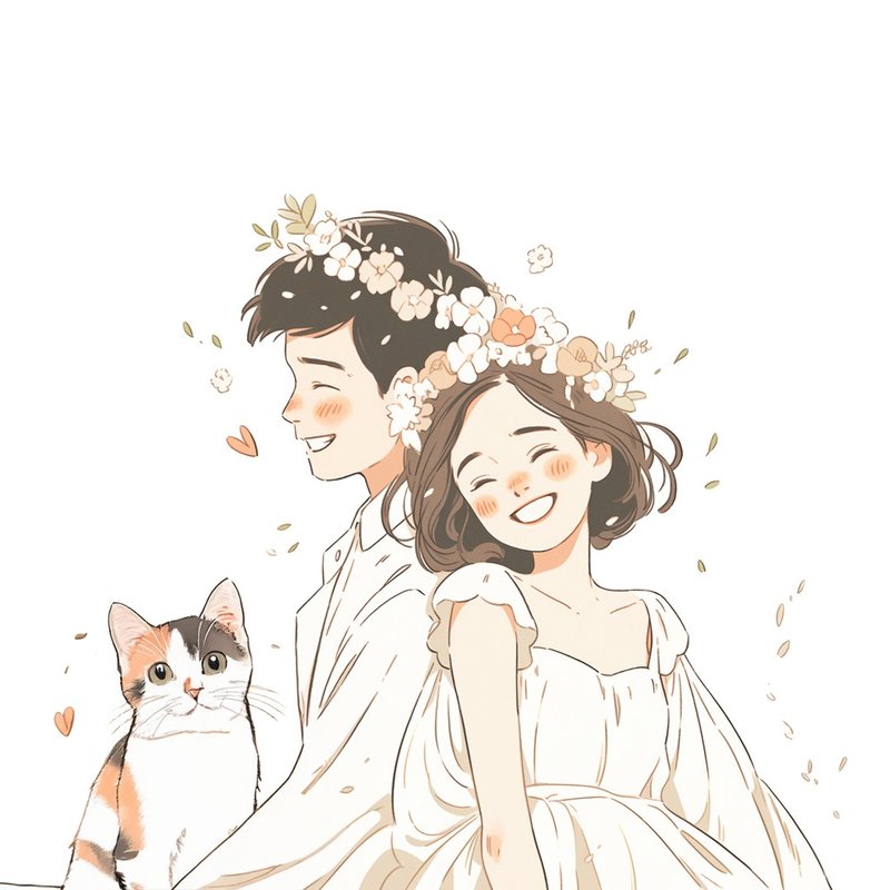 【加購/插畫/修改】 特殊情況 一般請勿下標 - 結婚書約 - 紙 白色
