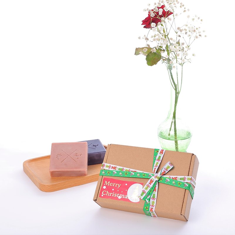 Handmade soap gift box exchange gift / birthday gift - ครีมอาบน้ำ - พืช/ดอกไม้ 