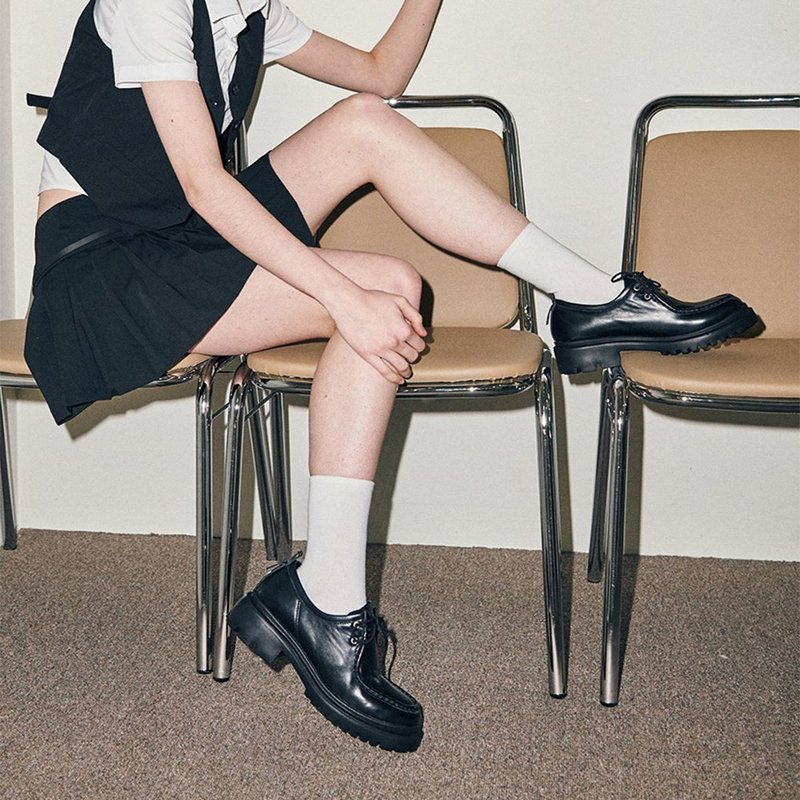 PRE-ORDER 韓國人手製 MACMOC Anders Loafers BLACK - Women's Leather Shoes - Other Materials 