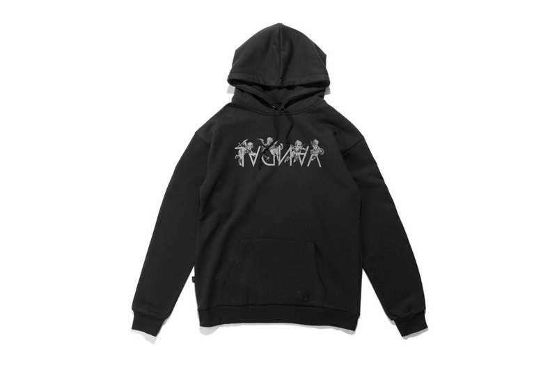 VANDAL Xiaotian Death Cap T - เสื้อฮู้ด - ผ้าฝ้าย/ผ้าลินิน สีดำ