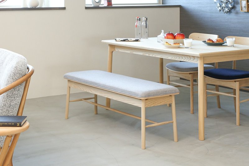 旭川家具 樹工房 Hygge 餐桌長椅 - 椅子/沙發 - 木頭 咖啡色