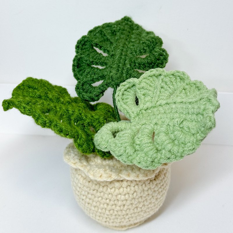 綠植系列 - 龜背芋 - 裝飾/擺設  - 其他材質 綠色