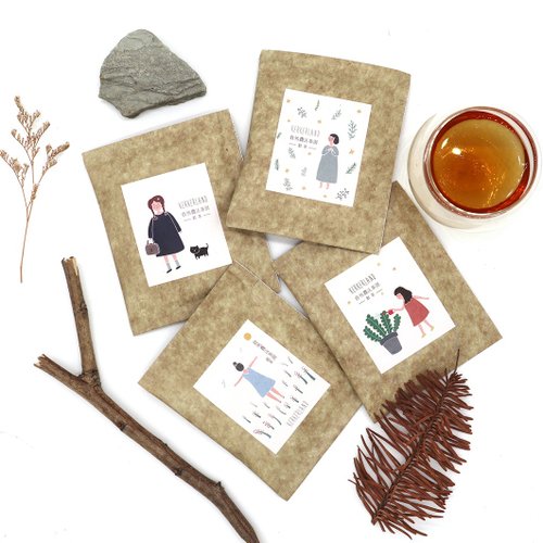 Natural Farming Black Tea Bags - a set of four bags