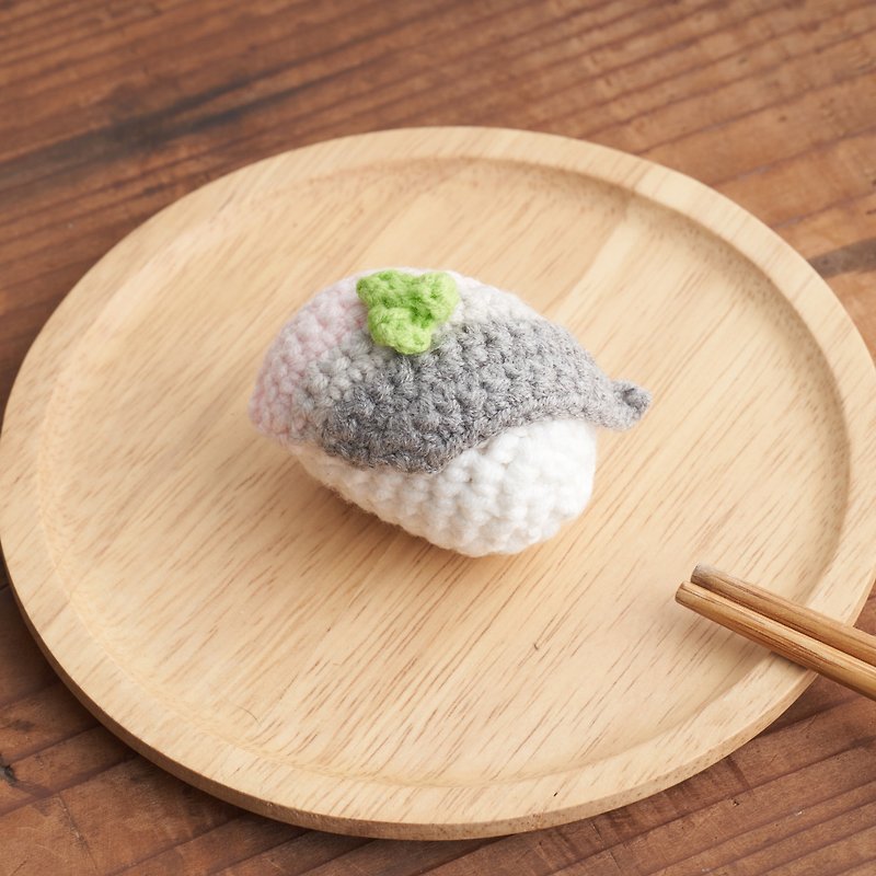 pom pom sushi knitted sushi [mackerel] - Pet Toys - Polyester 