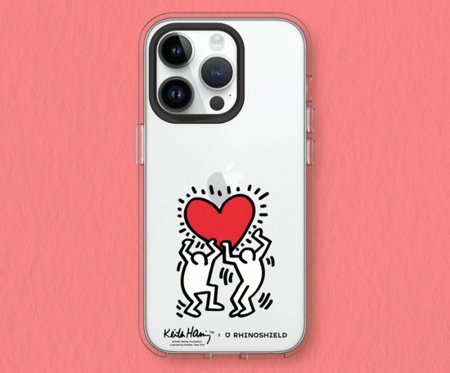 メール便可/取り寄せ iPhone 14Pro Keith Haring Love Case