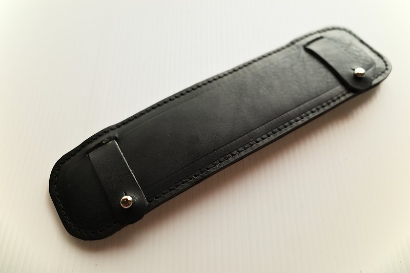 (Black Color) Leather Shoulder Strap Pad For Bag for Strap width 3 - 4 cm. - 其他 - 真皮 黑色