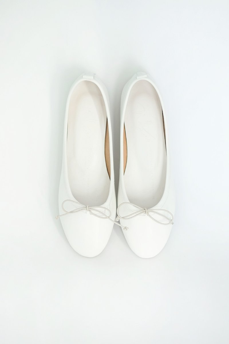 Gloves Ballet (白) スノーホワイト | WL - バレエシューズ - 革 ホワイト
