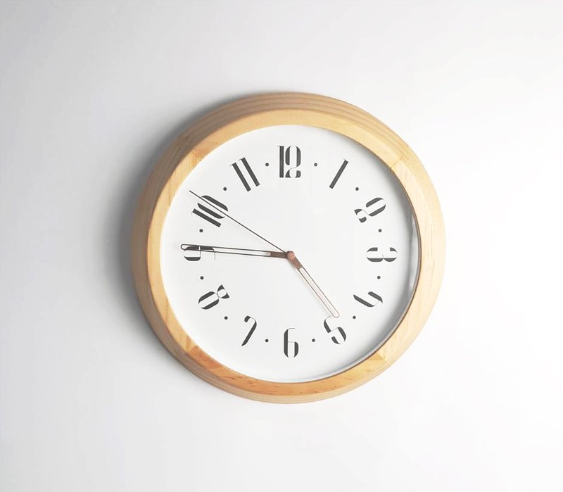 Firework Simple Wood Wall Clock - นาฬิกา - ไม้ 