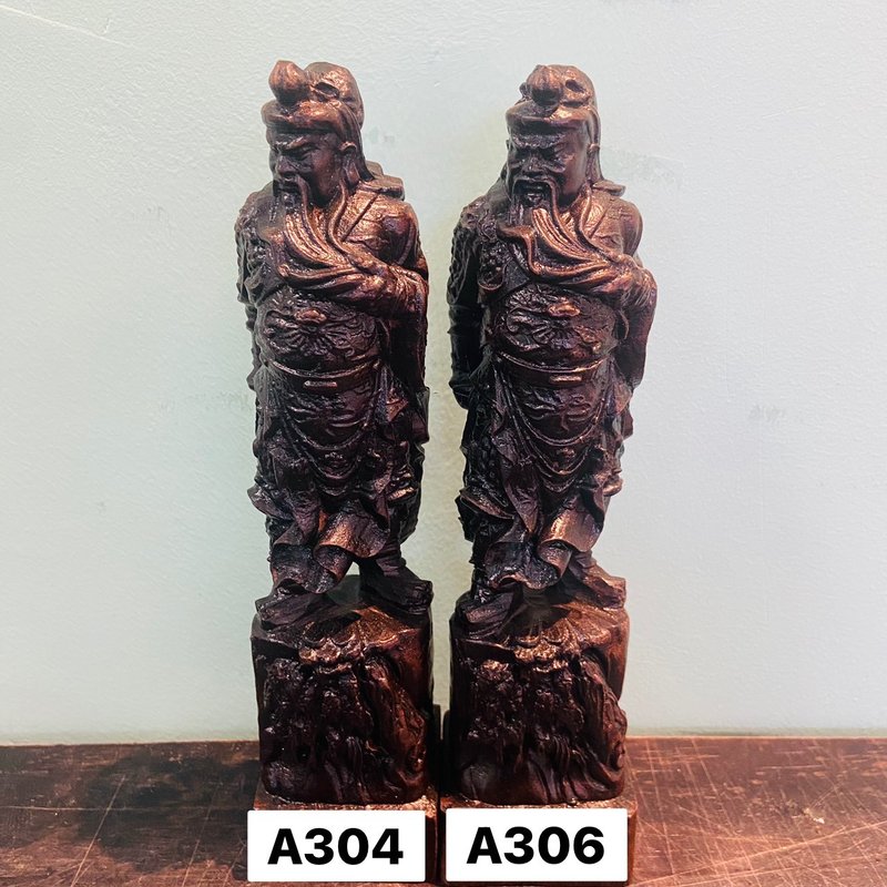 木雕關公 招財辟邪 家居鎮宅 武財神 關聖帝君 A304 A306 - 擺飾/家飾品 - 木頭 