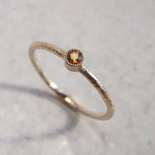 K18 Citrine birthstone ring [R050K18CT] - Shop ateliersimo General