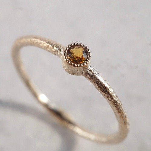 K18 Citrine birthstone ring [R050K18CT] - Shop ateliersimo General