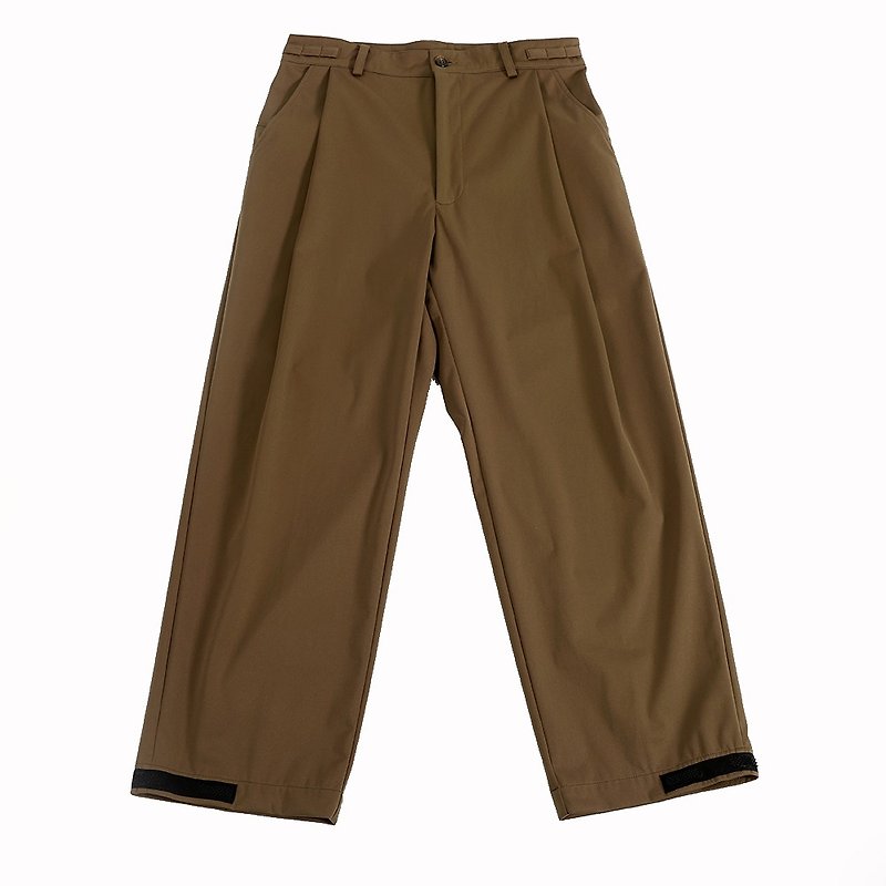 Trigno Hidden Pocket Waterproof Discount Pants (Olive Green) - กางเกงขายาว - วัสดุอื่นๆ สีเขียว