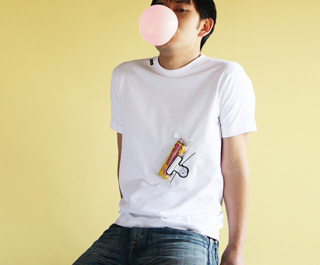 Clip Tシャツ クリップでとめるtシャツ ショップ Inink トップス ユニセックス Pinkoi