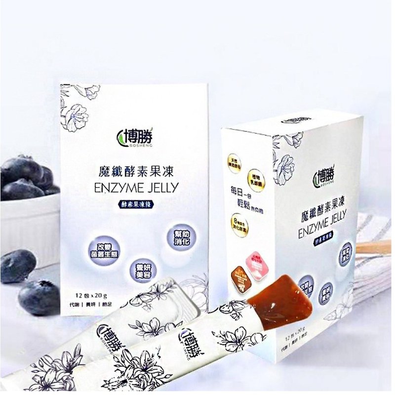 【Bosheng-Magic Fiber Enzyme Jelly】Grape Flavor (Order Overseas) - อาหารเสริมและผลิตภัณฑ์สุขภาพ - สารสกัดไม้ก๊อก 