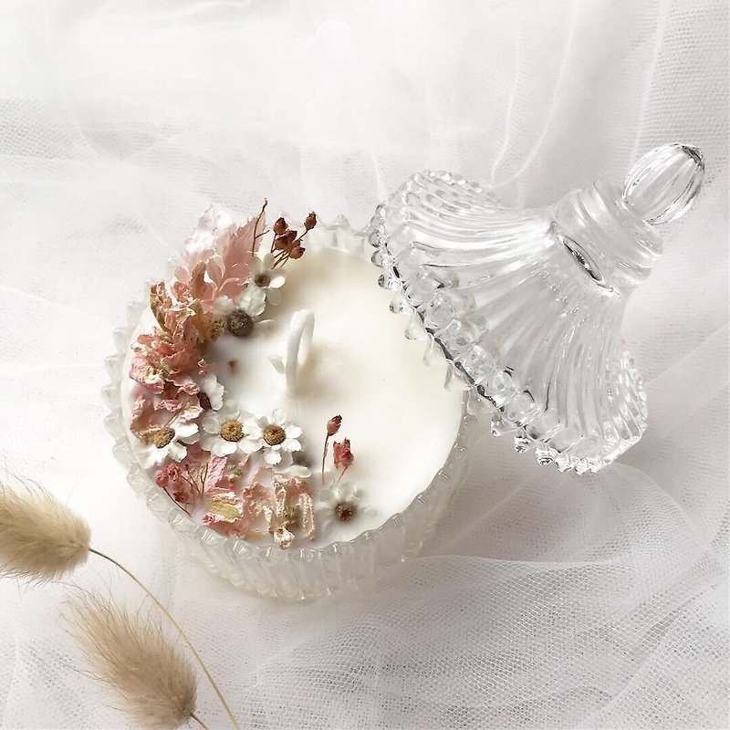 【Handmade】Macaron/Dry Flower Yurt Candle Experience Course - อื่นๆ - วัสดุอื่นๆ 