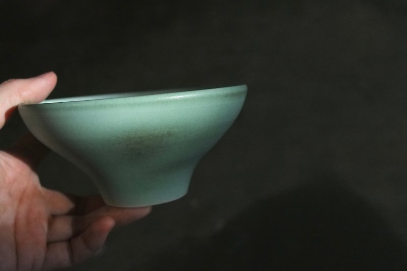 日本磁器/茶碗/茶器/茶わん/陶磁器 - 茶碗・ボウル - 陶器 グリーン