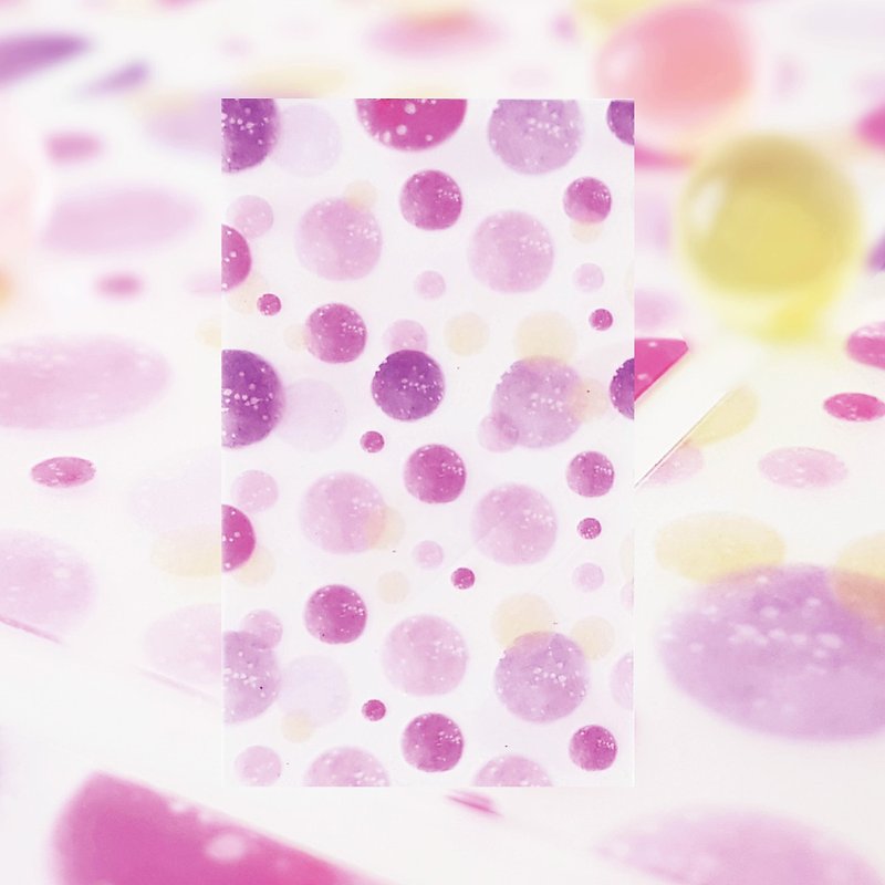 Water Jade Folders - Rosemary - Washi Tape - Plastic Purple
