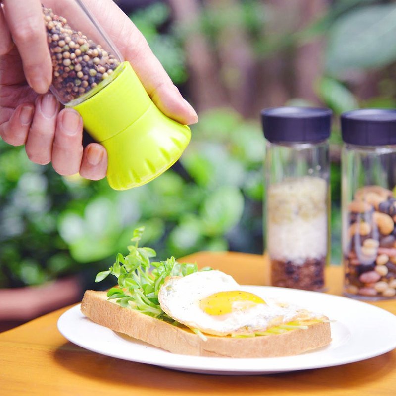 [49% off for any 3 pieces] MIX glass pepper grinding bottle CROWN 100ml - ขวดใส่เครื่องปรุง - แก้ว 